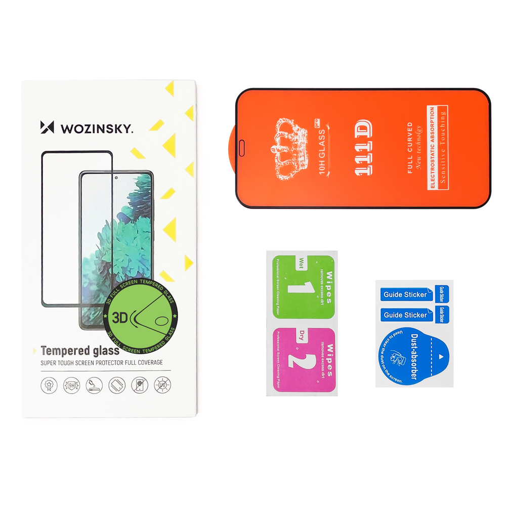 Wozinsky tempered glass screen protector for Apple iPhone 13 Pro Max - Black