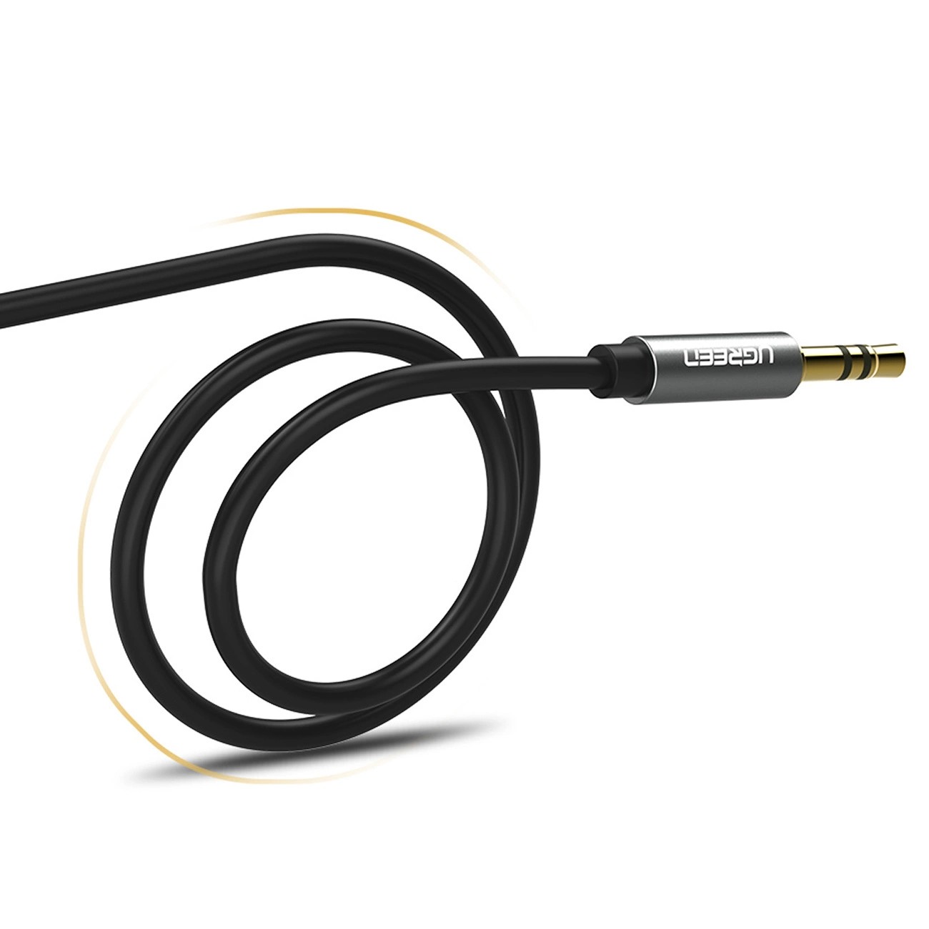 Ugreen cable - audio cable AUX mini jack 3.5 mm - 1m - black