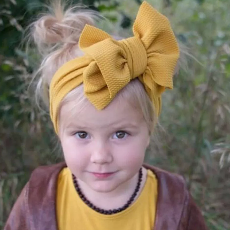 Children's headband Bow - Green