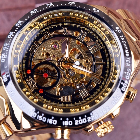 Men's Watch BO-3053 - Silver / Black