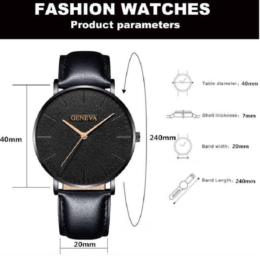 SI-15456 Watch - Black/gold
