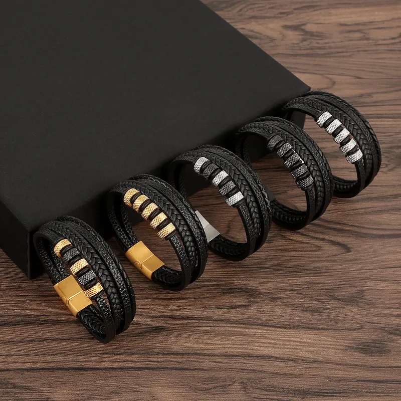 GI-33324 Bracelet - Black/Silver2
