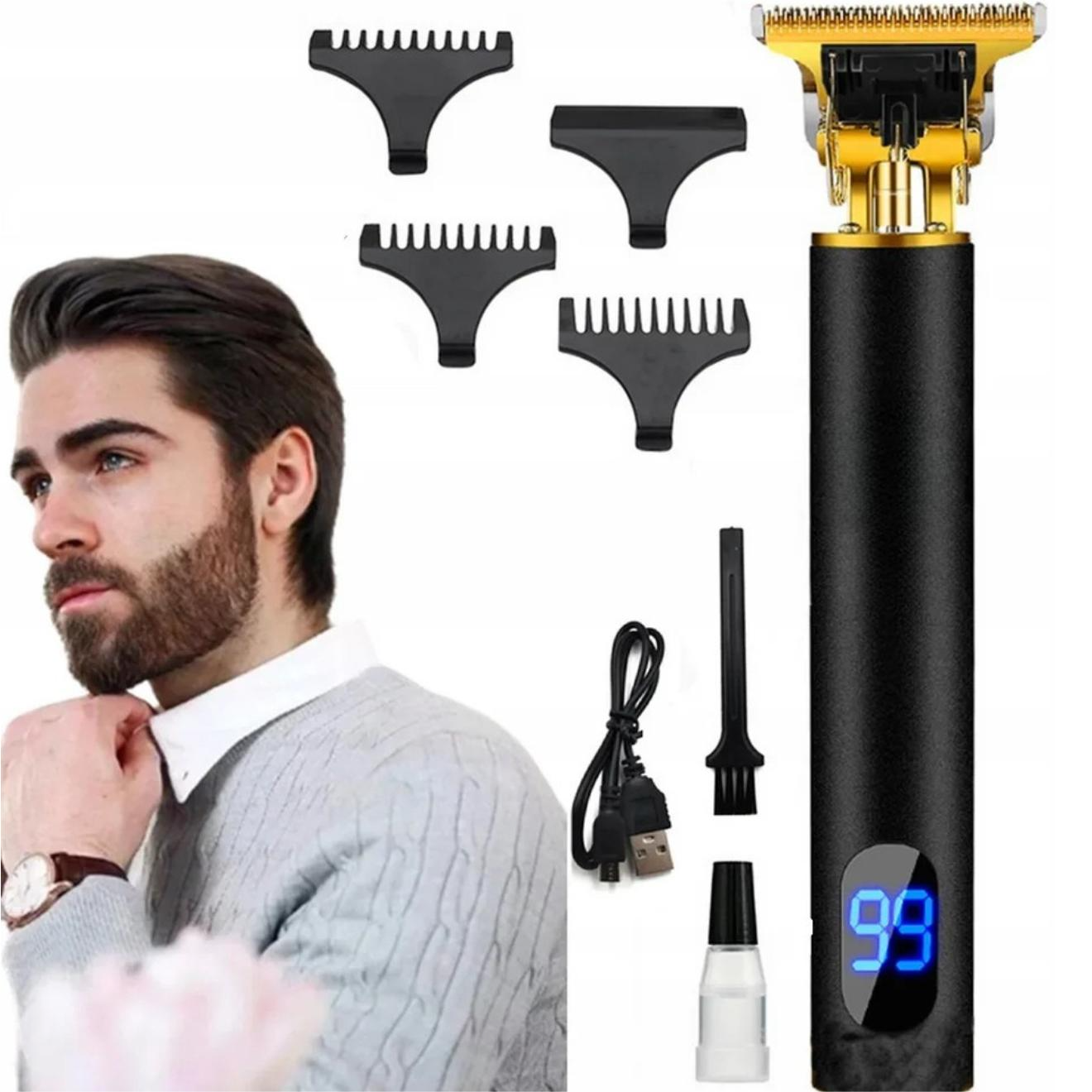 Electric hair clipper with USB charging DG-39095 - Gold