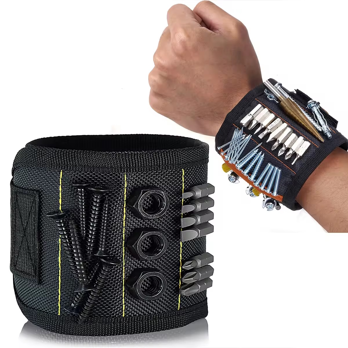 Magnetic bracelet for DIY enthusiasts - Black