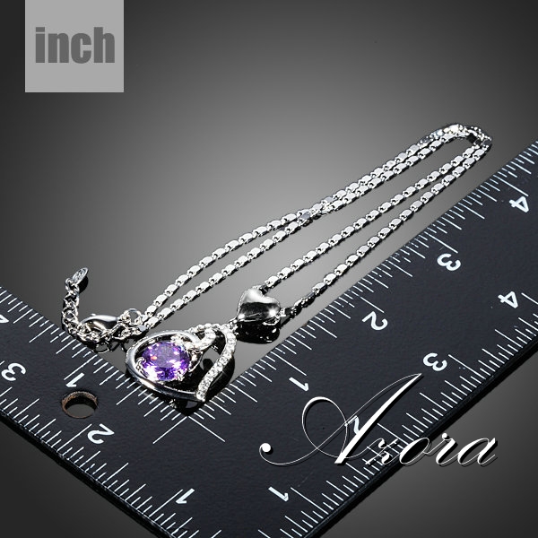 HE-1807 AZORA Necklace - Silver