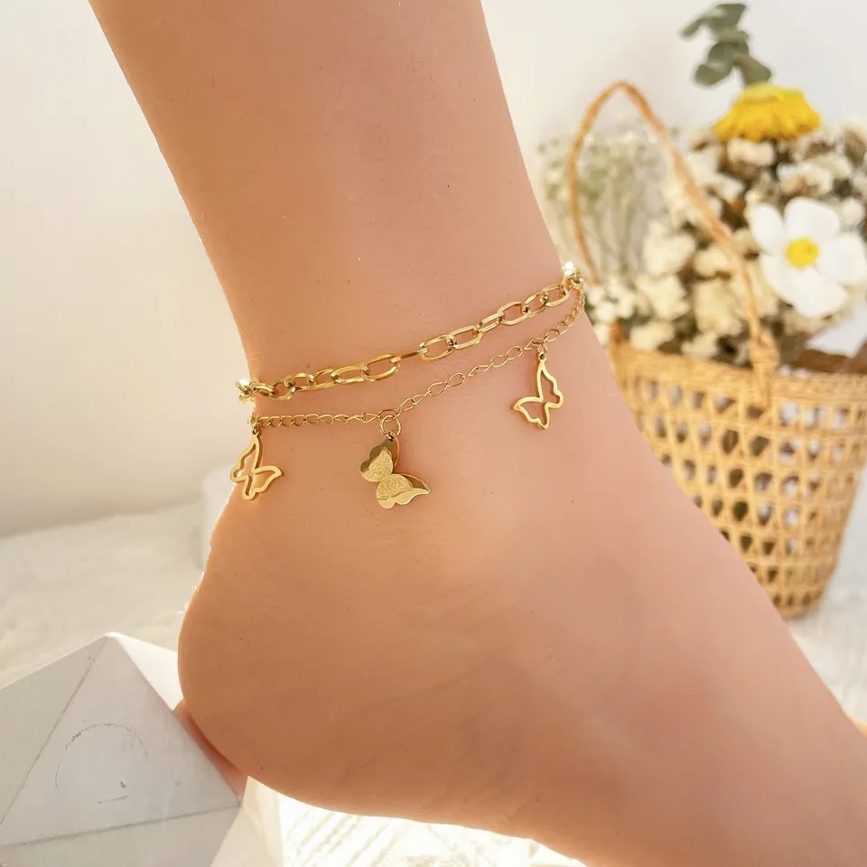 MA-27298 Ankle Bracelet - Gold