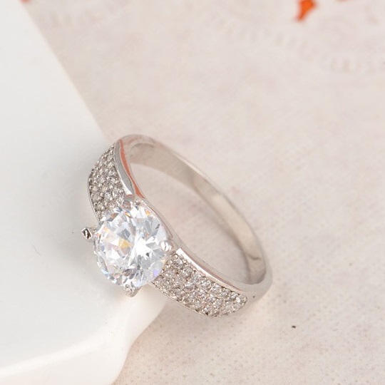 NO-1096 Ring - Silver/59mm