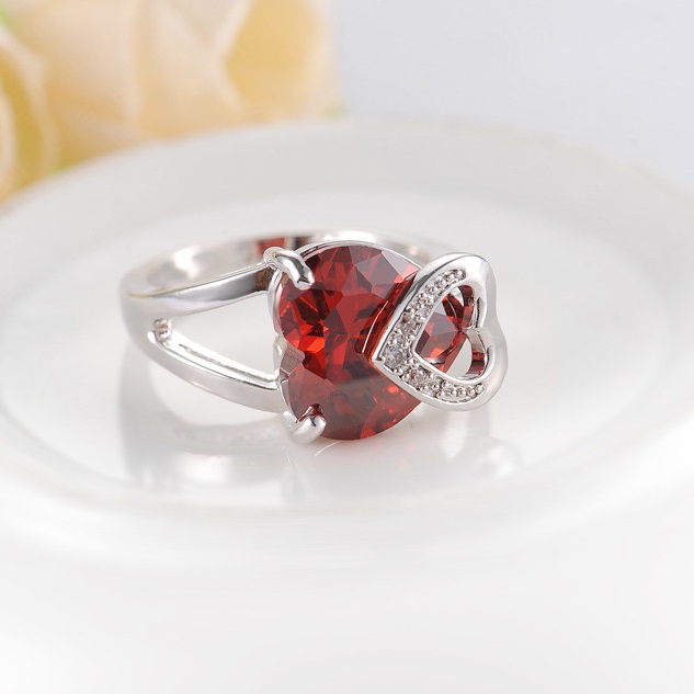 Ring RH-1421 - Silver / 52mm