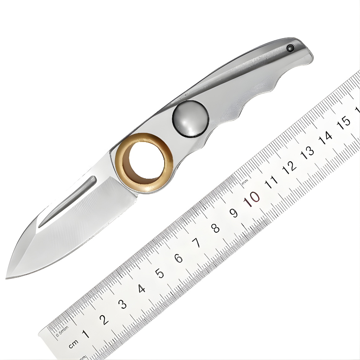 Outdoor Folding Knife C3984 - Silver