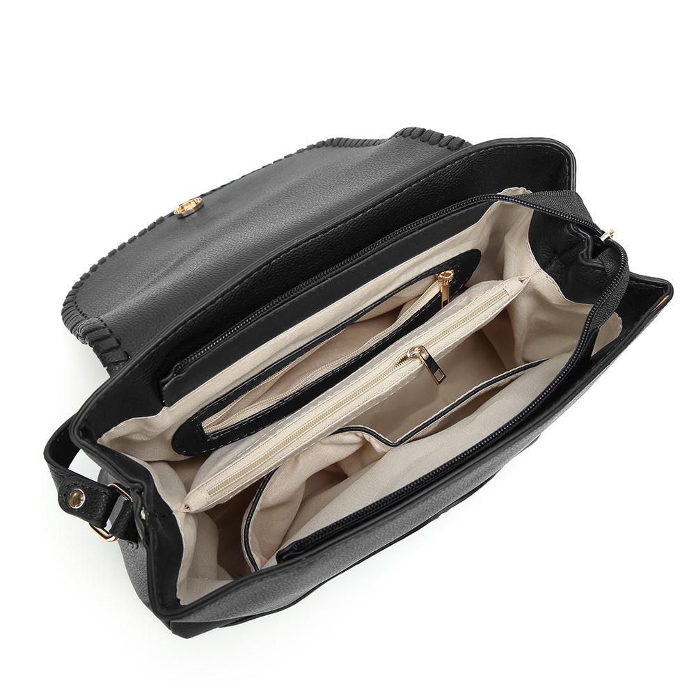 SA-11813 handbag - Black/White