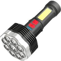 PowerBeam LED flashlight with USB charging - Black