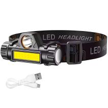 4-in-1 Headlamp with Magnet - Black