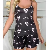 Short Women's Pyjamas HE-30876 - Black/M