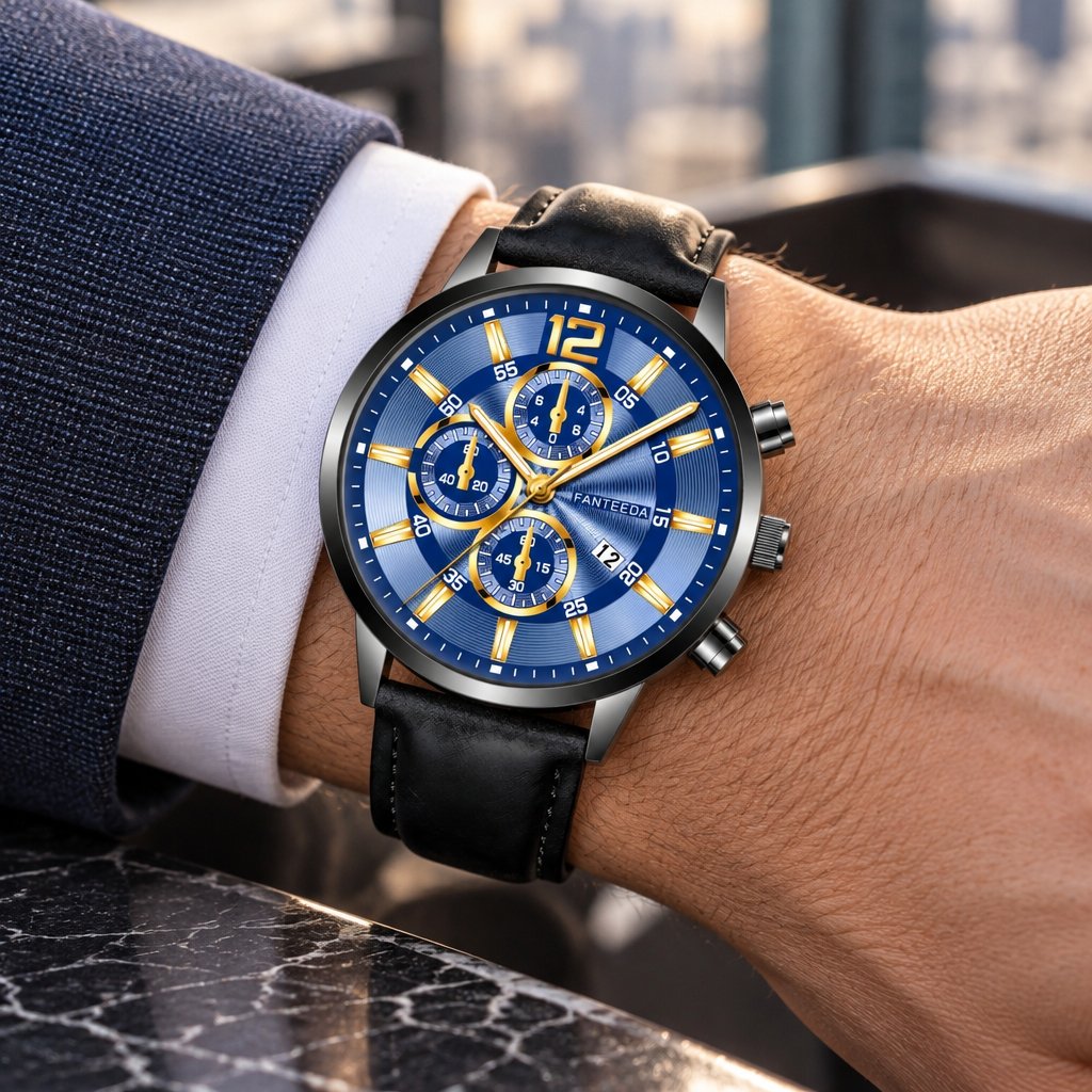 NI-11701 Watch - Black / Gold 2