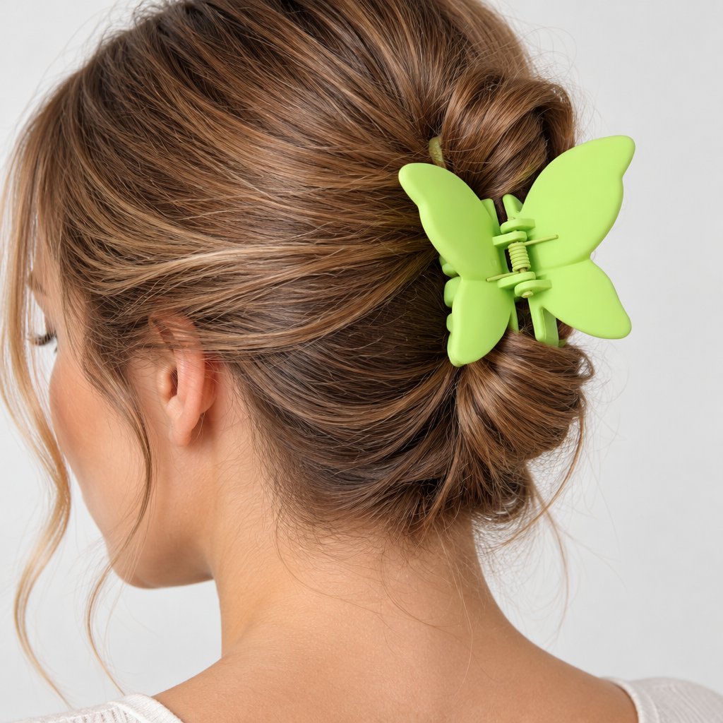 ME-30225 Hair Clip - Green