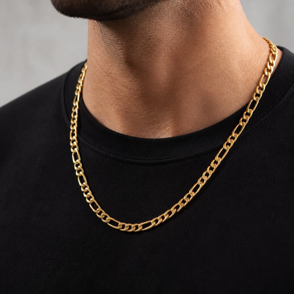 Men's Chain OT-34265 - Gold / 60cm